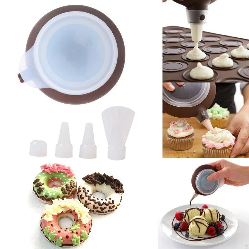 Stylo à Patisserie + 3 Douilles Buses pour Macaron