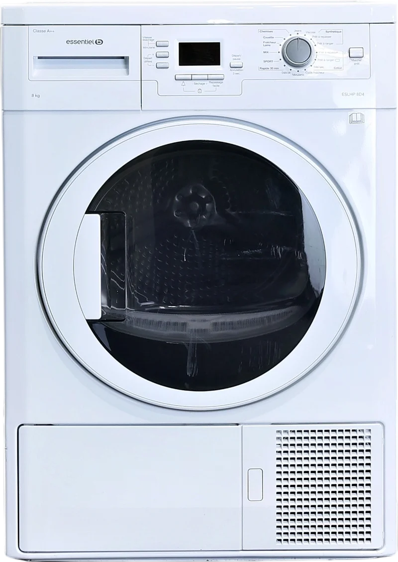 Seche-linge Pompe à Chaleur 8 kg Reconditionné ESSENTIEL B ESLHP8D4