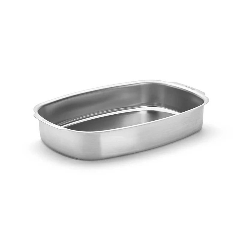 Plat à four inox rectangulaire 38 x 26 cm - DE BUYER