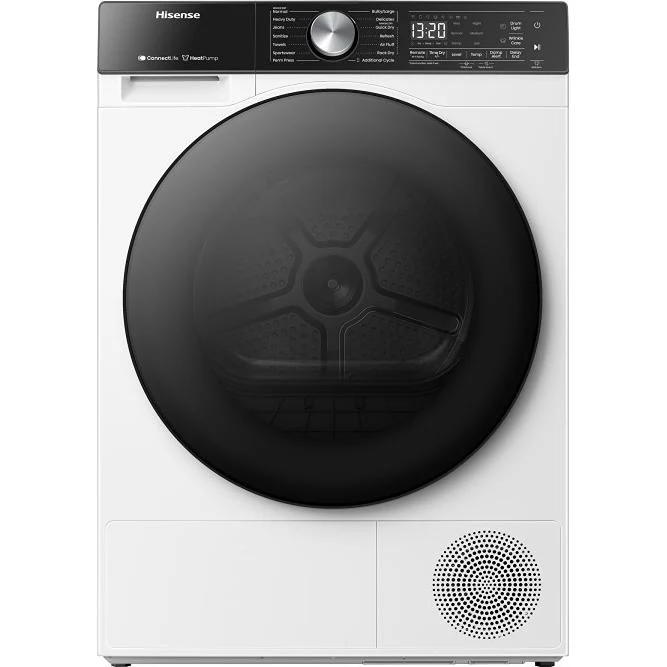 Hisense Sécheuse électrique de 4,5 pi³ avec technologie de pompe à chaleur sans conduit DH5S452BW