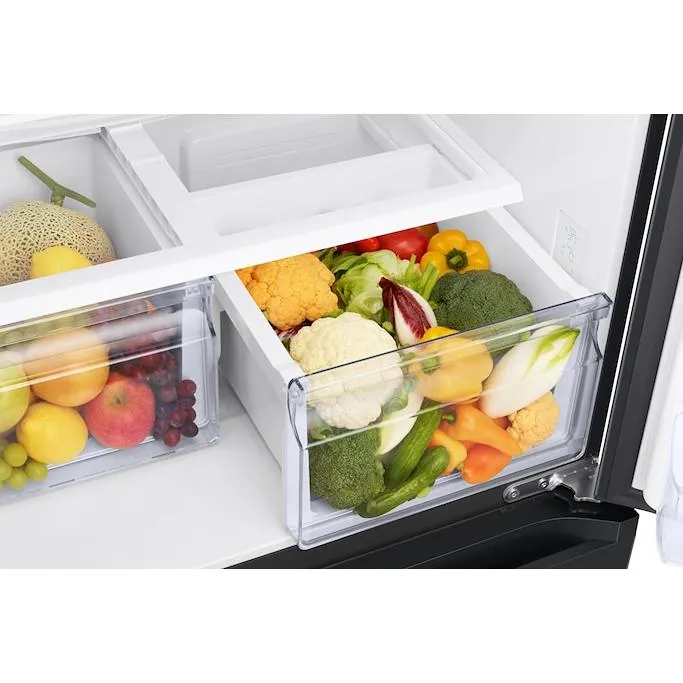 Samsung Réfrigérateur trois portes avec porte à deux battants à profondeur de comptoir de 18 pi cu RF18A5101MT - 186064