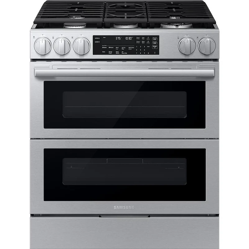 Samsung Cuisinière autoportante à gaz de 30 pouces, 6,0 pi. cu. avec technologie convection véritable NSG90H60DRAA
