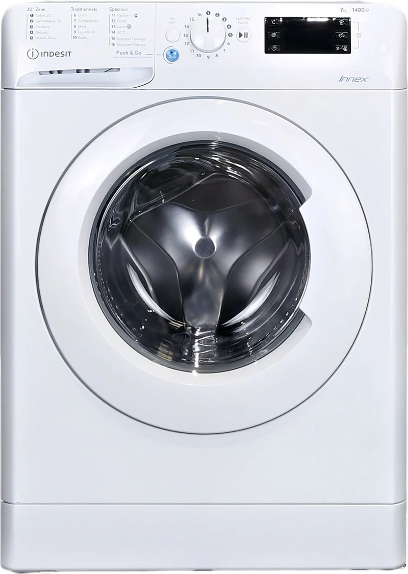 Lave-linge Hublot 7 kg Reconditionné INDESIT BWE71452XWFRN