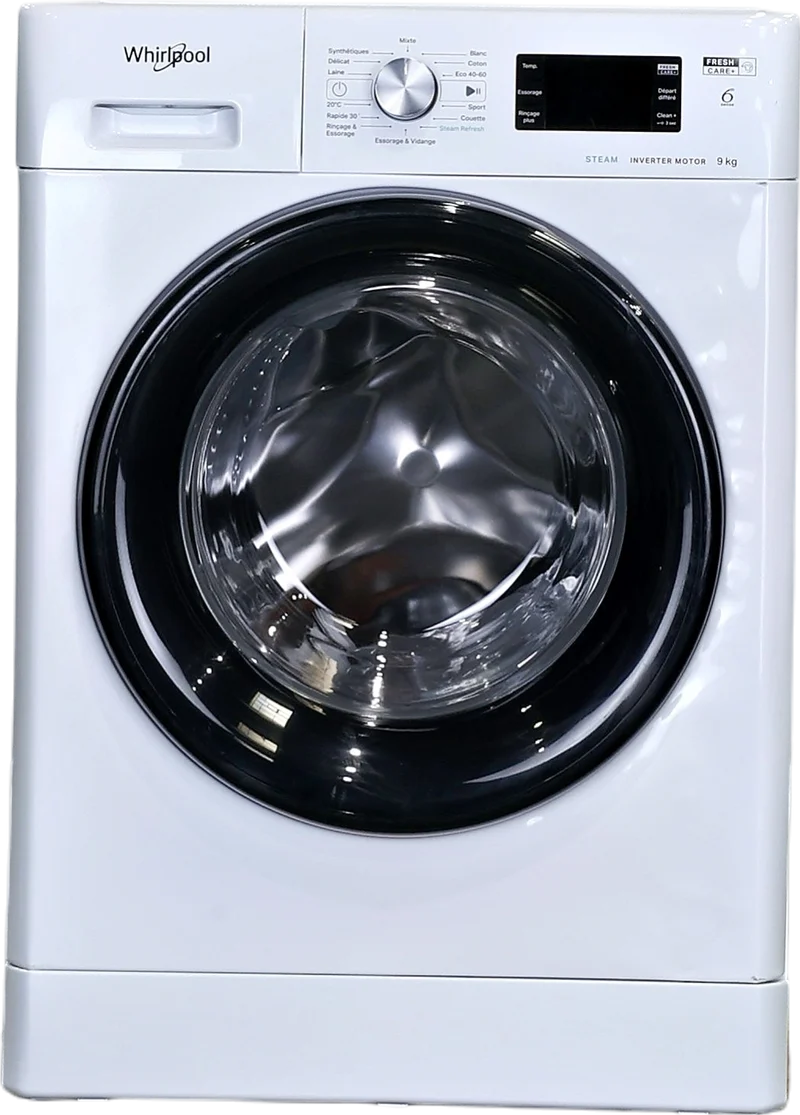 Lave-linge Hublot 9 kg Reconditionné WHIRLPOOL FFBB9489BVFR