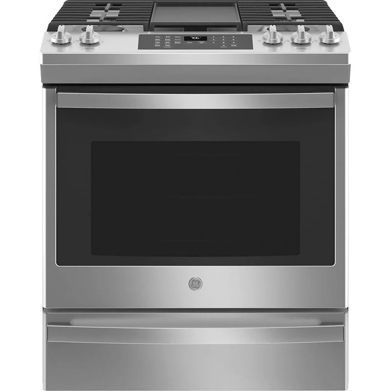 GE Cuisinière encastrable à gaz de 30 po. avec technologie convection JCGS760SPSS