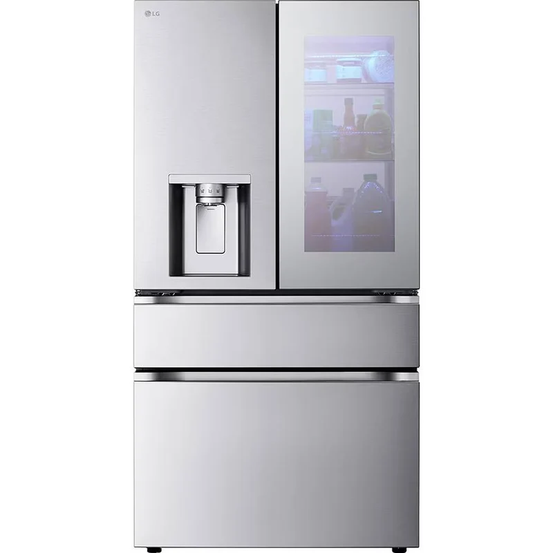 LG Réfrigérateur quatre portes avec porte à deux battants de 36 pouces, 29 pi. cu. avec Mirror InstaView® MyColor® et Mini Craft Ice® LF29S9775S