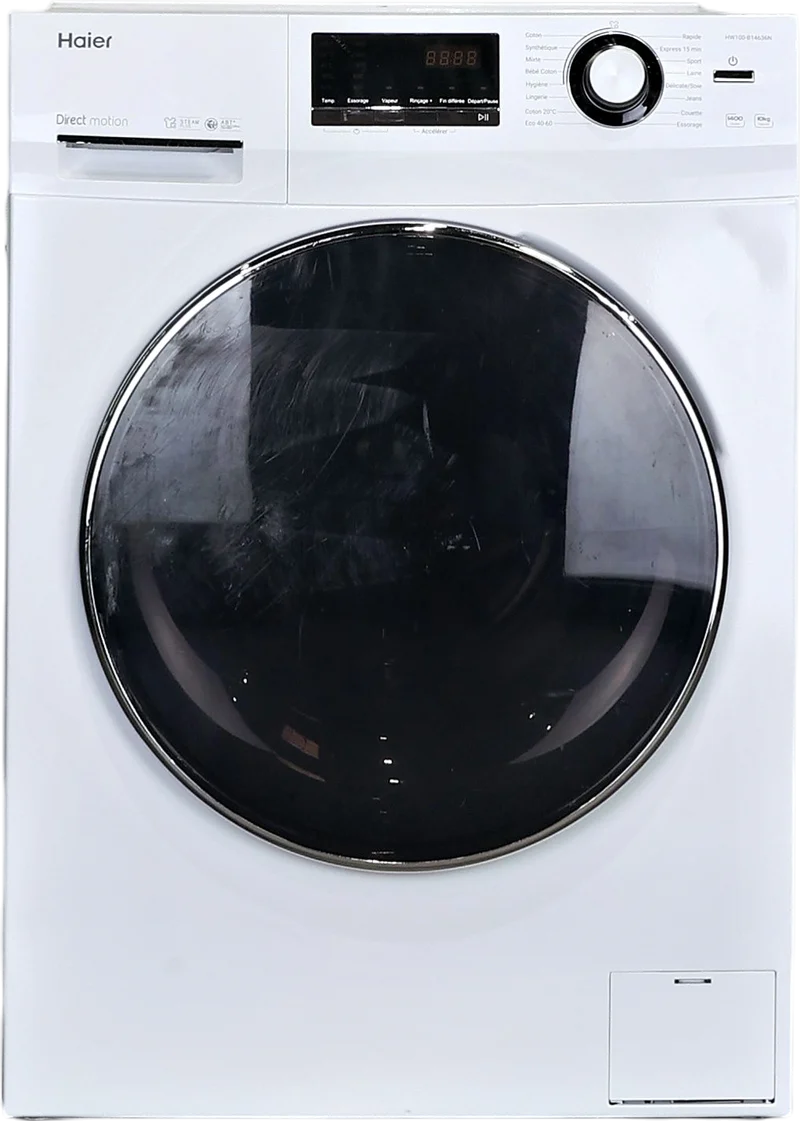 Lave-linge Hublot 10 kg Reconditionné HAIER HW100-B14636N