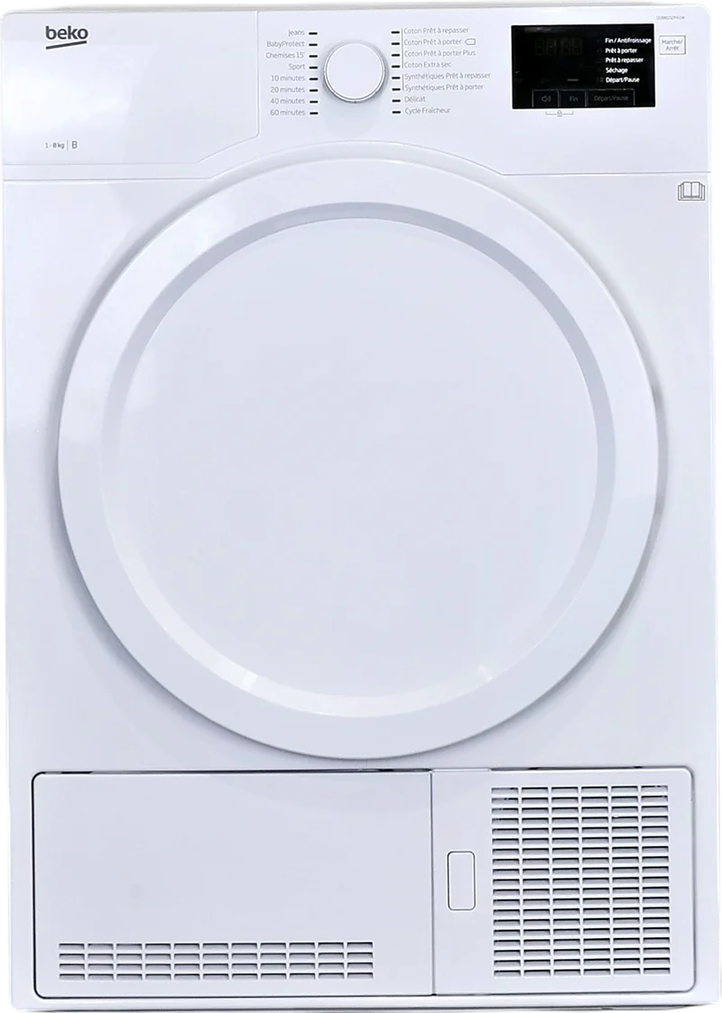 Seche-linge à Condensation 8 kg Reconditionné BEKO DDB8102PA1W