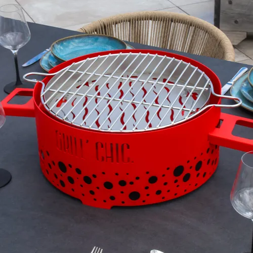 P'tit Grill Barbecue de Table Acier - GRILL CHIC