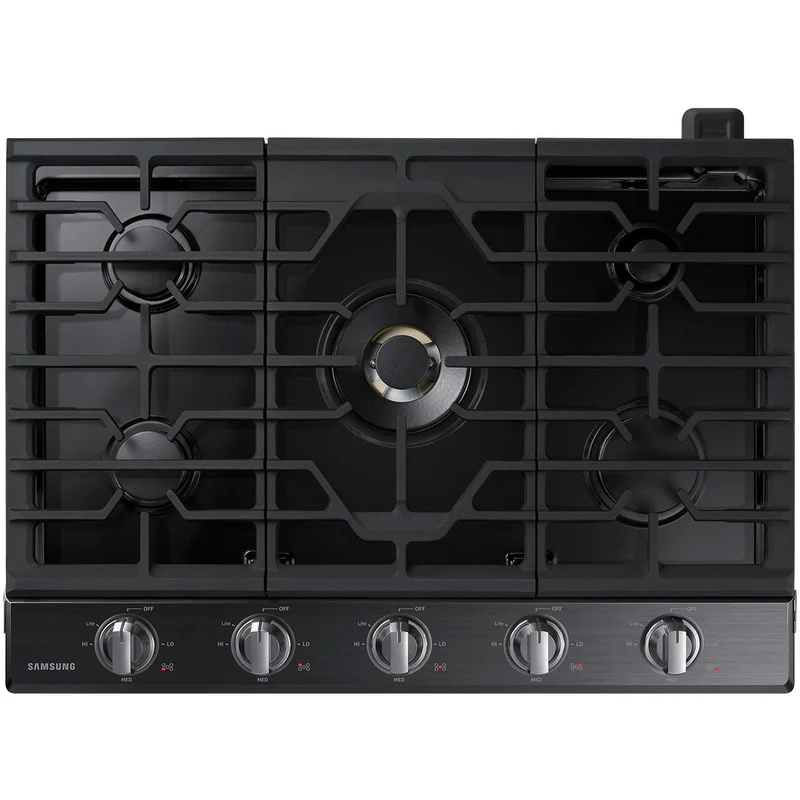 Samsung Table de cuisson encastrée à gaz de 30 po avec connection Wi-Fi NA30N7755TG/AA