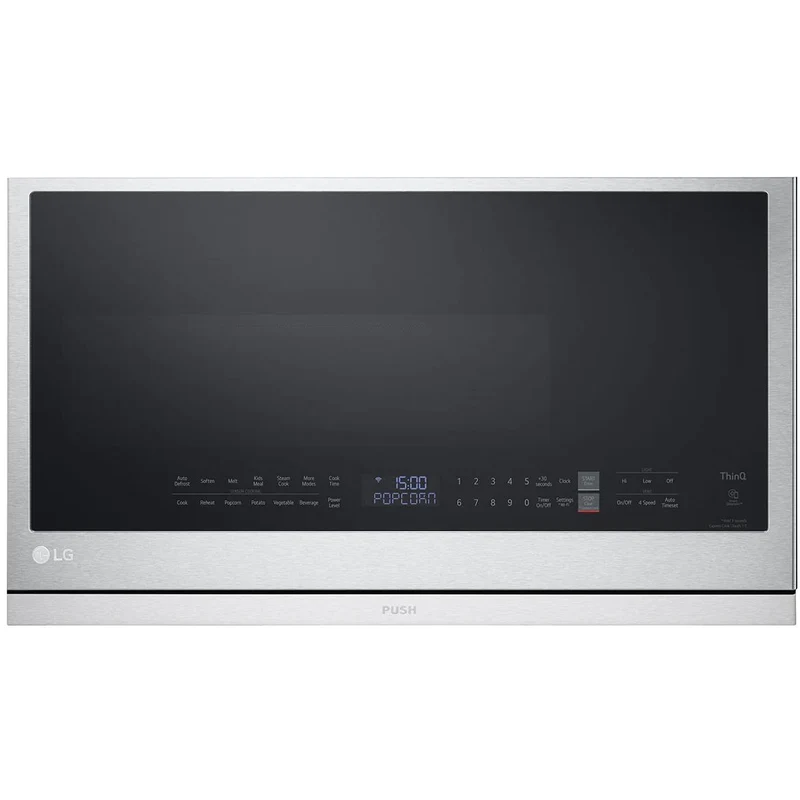 LG Four à micro-ondes à hotte intégrée de 30 pouces, 2,1 pi. cu. avec EasyClean® MVEL2137F - 184232