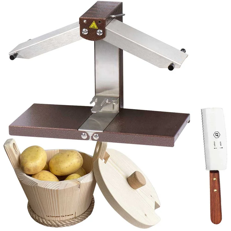 Appareil à Raclette Brézière avec couteau spécial Raclette et Patatière - Louis Tellier