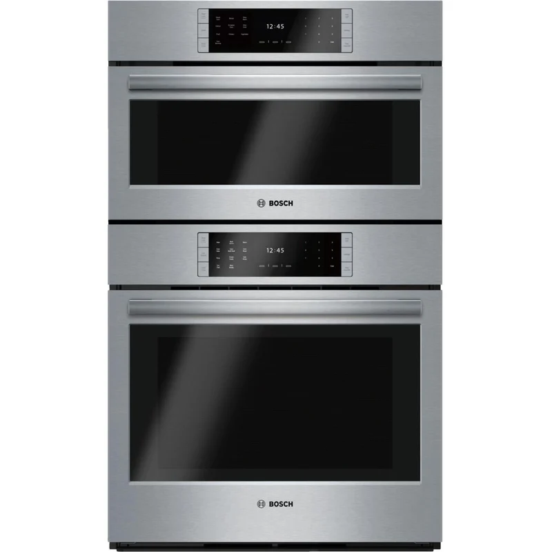 Bosch Four mural encastré double de 30 po, 6 pi cu avec convection HSLP751UC - 181947