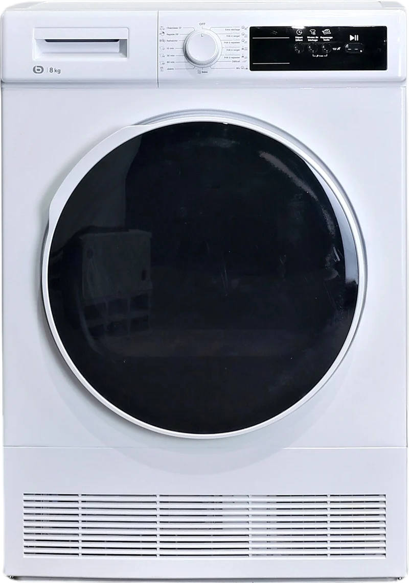 Seche-linge à Condensation 8 kg Reconditionné ESSENTIEL B ESLC8-6b