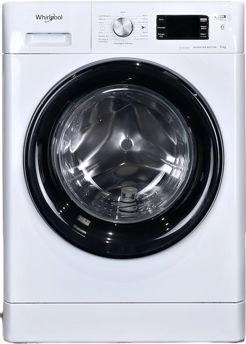 Lave-linge Hublot 9 kg Reconditionné WHIRLPOOL FFBP9469BVFR
