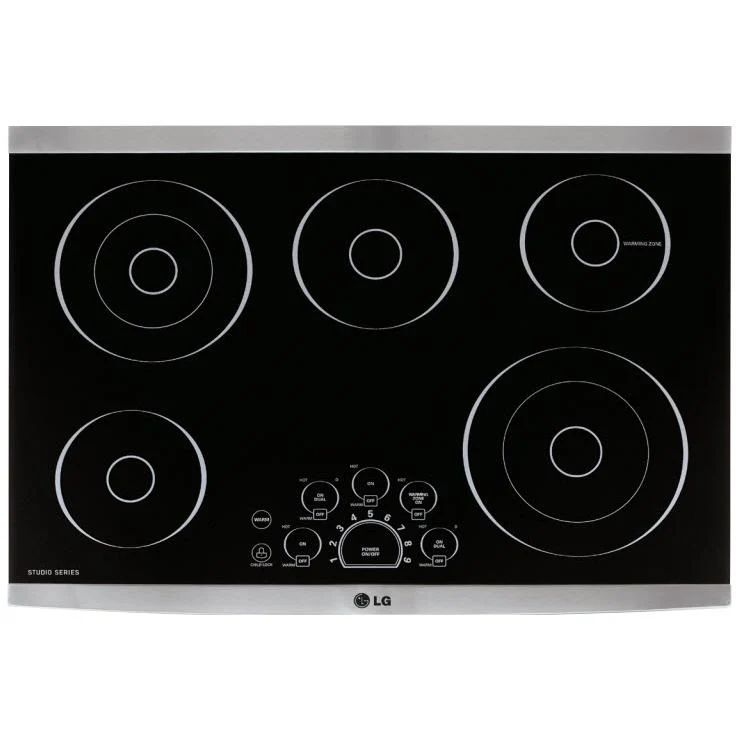 LG STUDIO Table de cuisson encastrée électrique de 30 po avec commandes SmoothTouch™ LSCE305ST - 181369