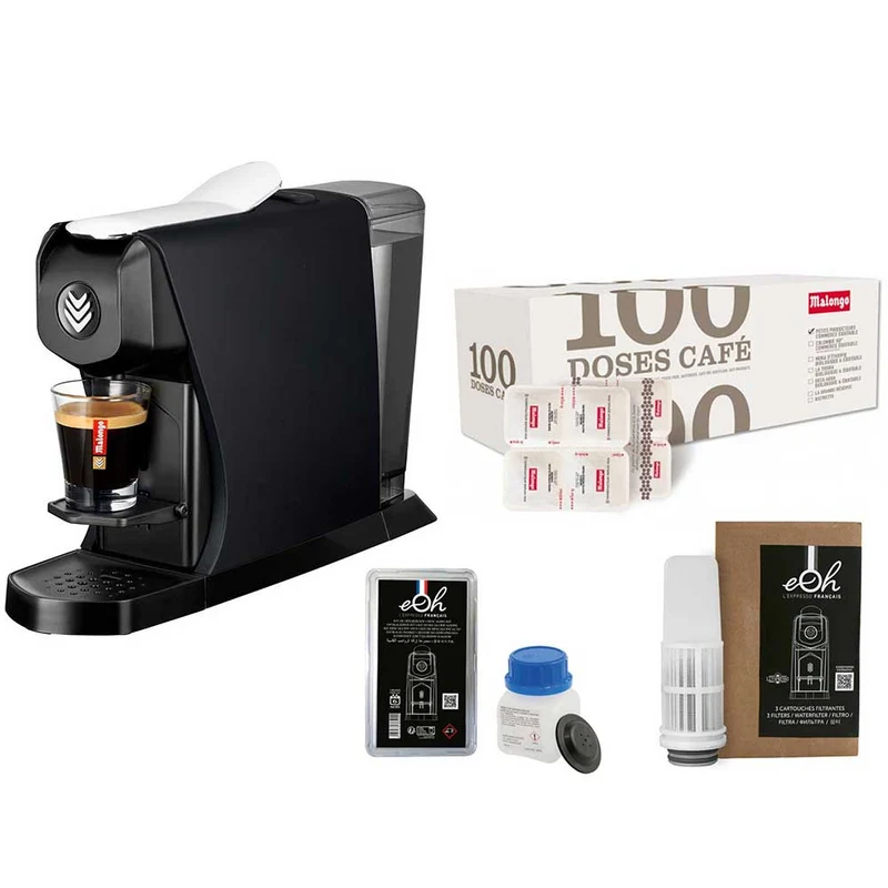 Pack Tranquillité Machine à café EOH avec accessoires et café - MALONGO