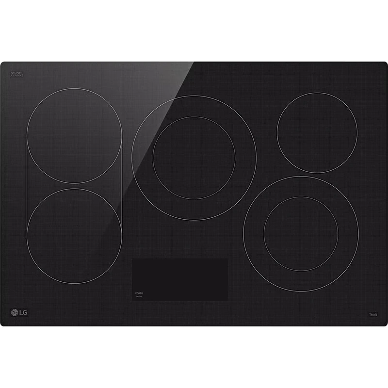 LG Table de cuisson encastrée électrique intelligente de 30 pouces avec 5 éléments CBEW3017BE