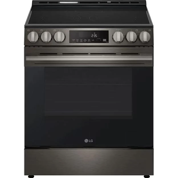 LG Cuisinière électrique encastrable intelligente de 30 pouces avec fonction Air Fry LSEL6333ZE - 187025