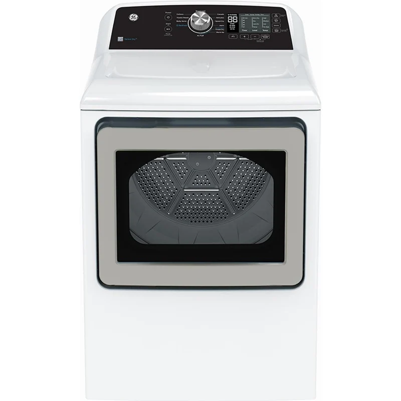 GE Sécheuse électrique à chargement par le haut de 7,4 pi³ avec cycle SaniFresh GTD68EBMRWS