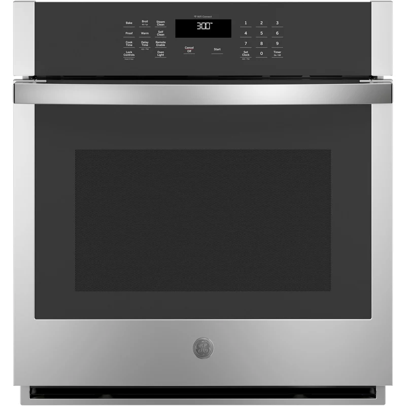 GE Four mural encastré simple de 27 po, 4,3 pi cu JKS3000SNSS