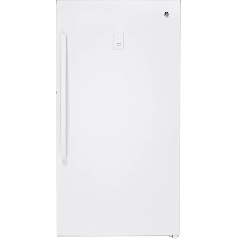 GE Congélateur vertical de 14,1 pi cu avec éclairage DEL FUF14DLRWW