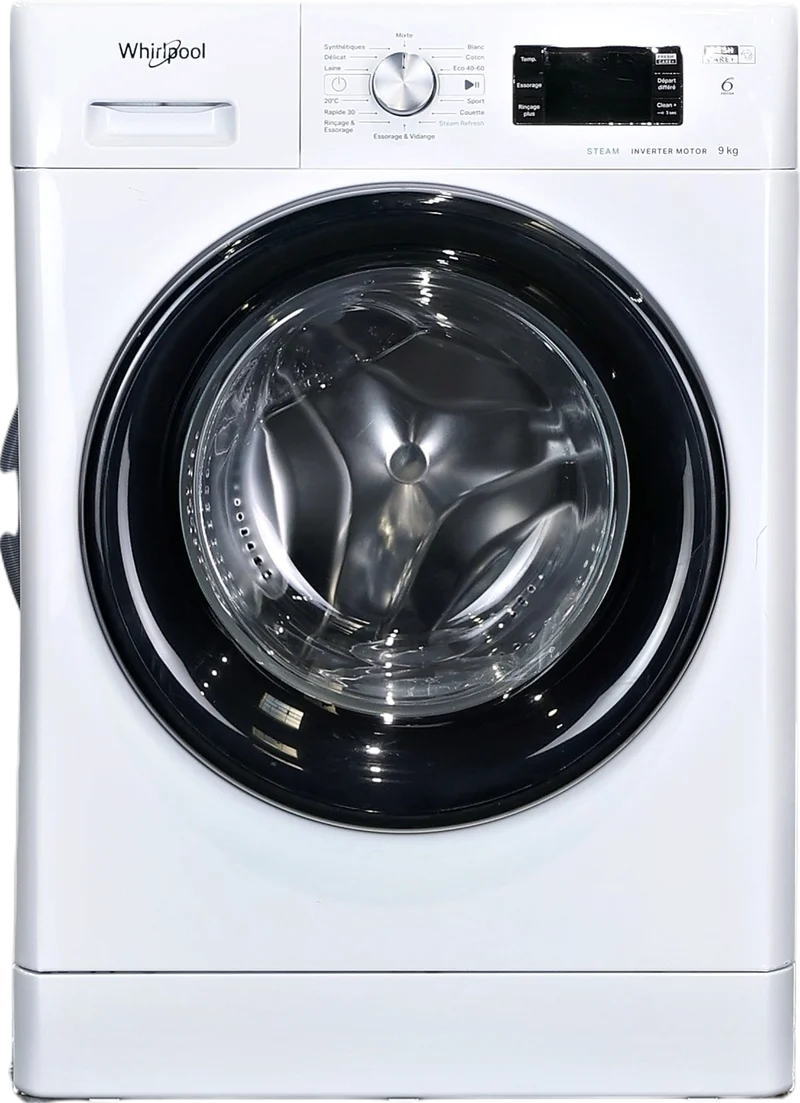 Lave-linge Hublot 9 kg Reconditionné WHIRLPOOL FFBP9469BVFR