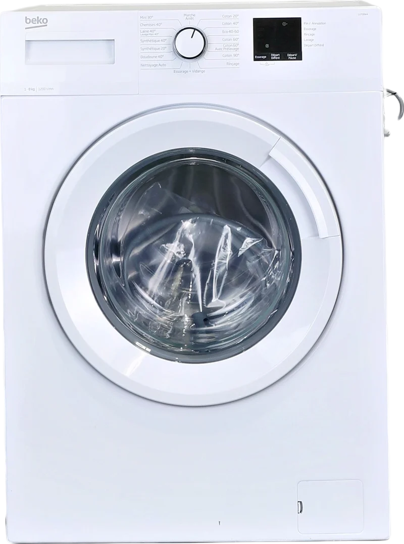 Lave-linge Hublot 8 kg Reconditionné BEKO LLF08W4