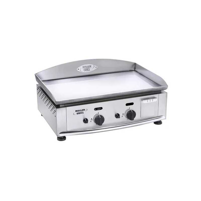 Plancha gaz 60 tout inox 2 brûleurs - ROLLER GRILL