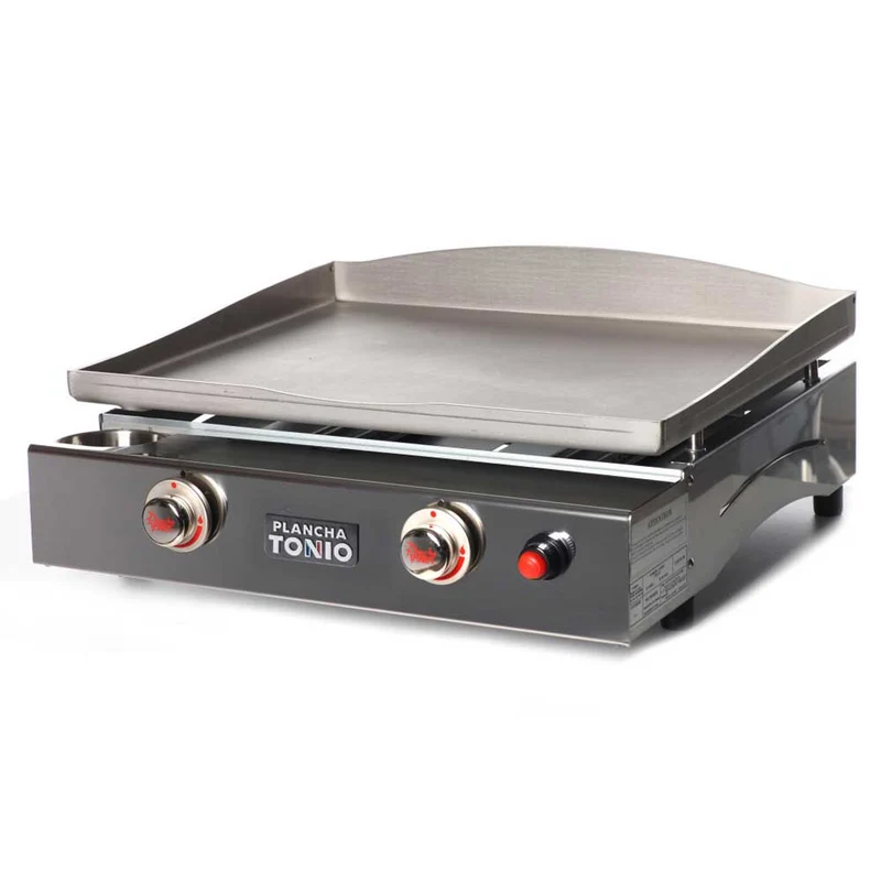 Plancha gaz inox LAGOA 2 feux - PLANCHA TONIO
