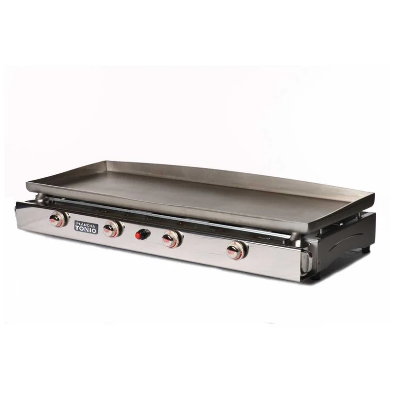 Plancha gaz inox LAGOA 4 feux - PLANCHA TONIO