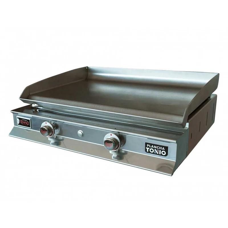 Plancha gaz inox IBANEZ 2 feux - PLANCHA TONIO