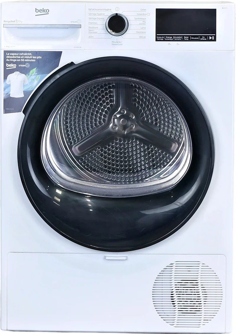 Seche-linge Pompe à Chaleur 8 kg Reconditionné BEKO D3H28493W