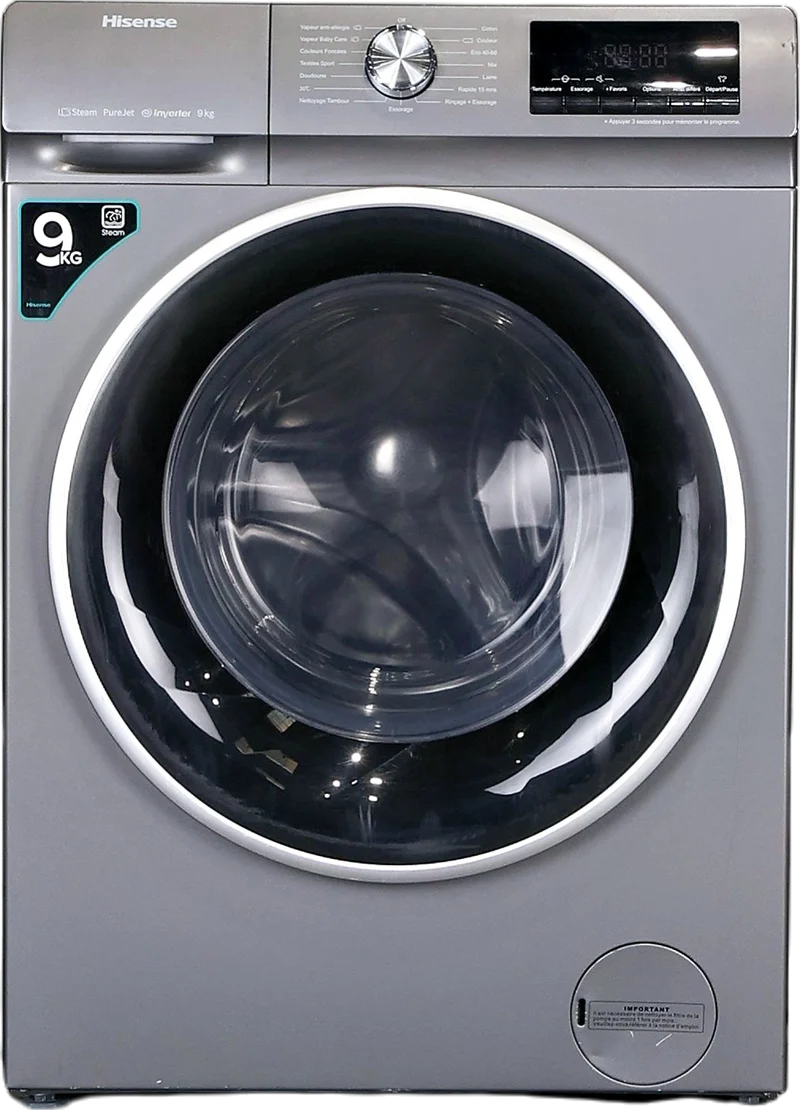 Lave-linge Hublot 9 kg Reconditionné HISENSE WFQY9014EVJMT