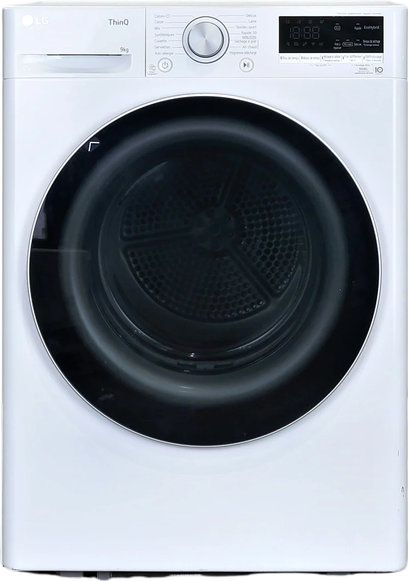 Seche-linge Pompe à Chaleur 9 kg Reconditionné LG RH9V51WH