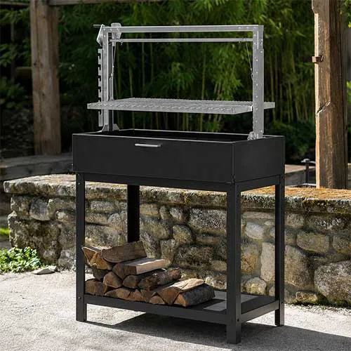 Barbecue Santa Maria Asado Bois Sur Pieds Grille XL - GRILL CHIC