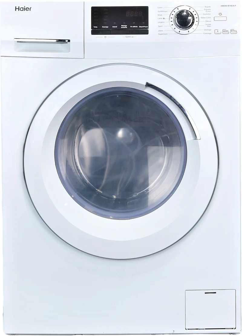 Lave-linge Sechant 8 kg Reconditionné HAIER HWD80-B14636