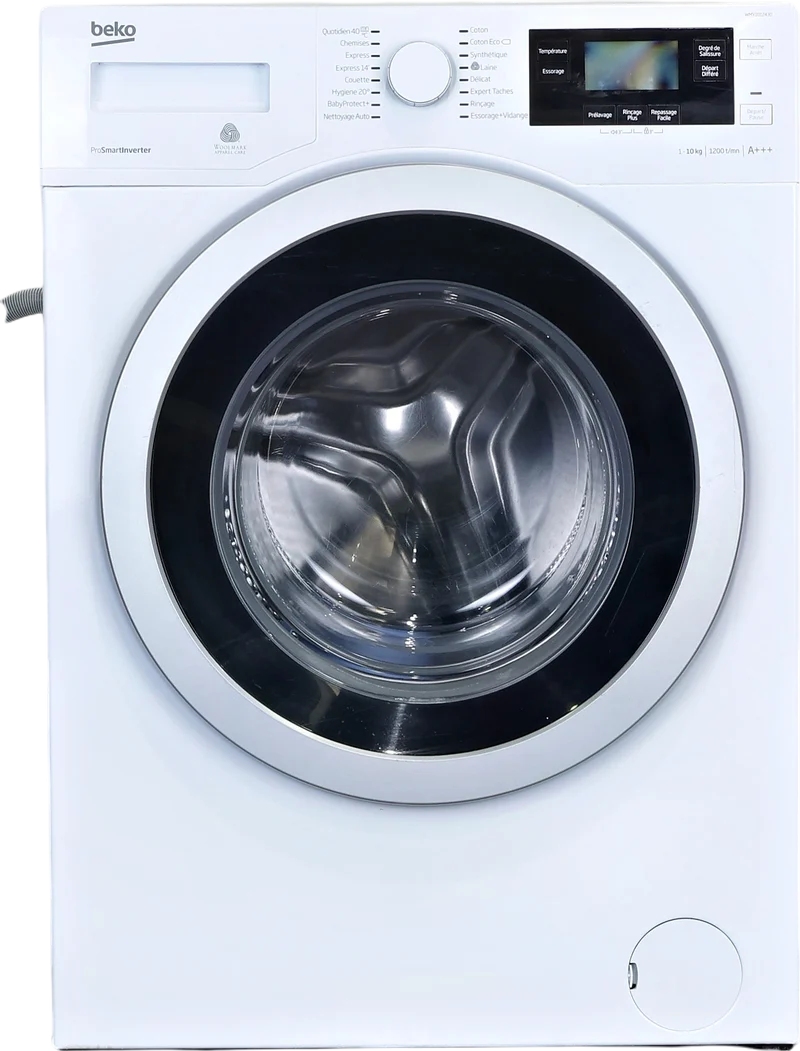 Lave-linge Hublot 10 kg Reconditionné BEKO WMY1012430