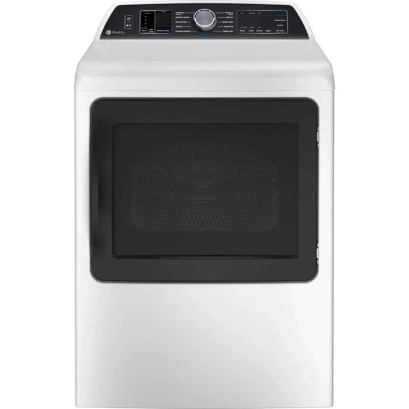 GE Profile Sécheuse électrique de 7,3 pi cu avec programme d'assainissement PTD70EBMTWS - 180591