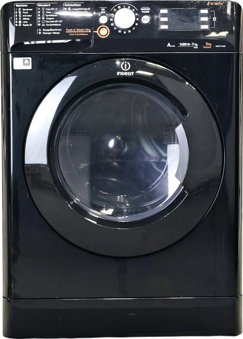Lave-linge Sechant 7 kg Reconditionné INDESIT XWDE751680XK