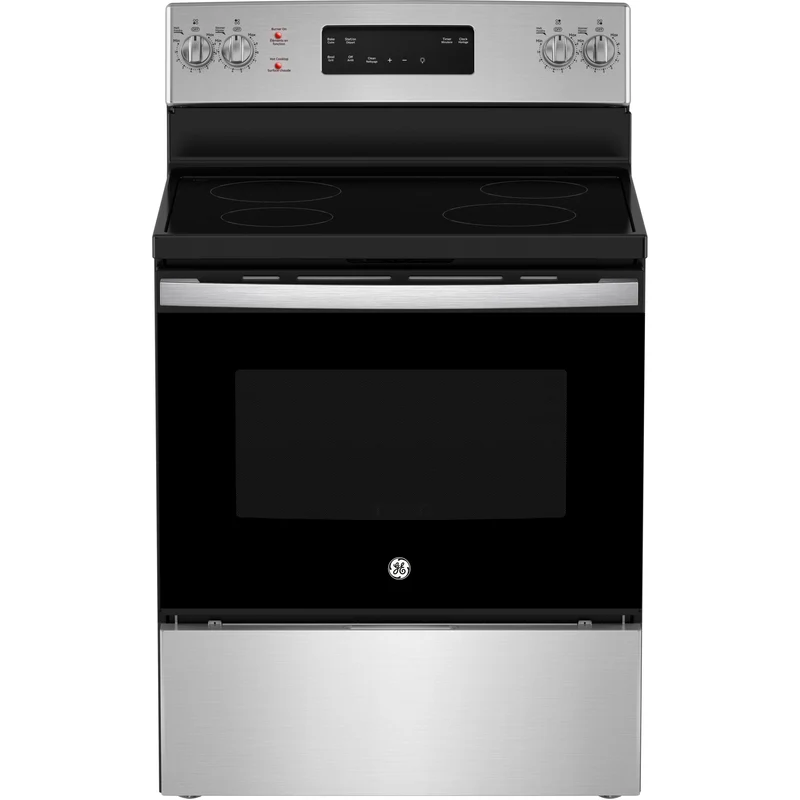 GE Cuisinière standard électrique de 30 po auto-nettoyante JCB630SVSS - 180043