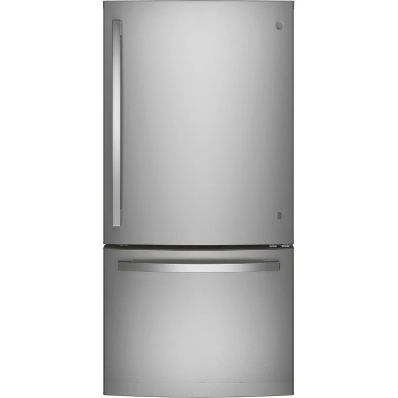 GE Réfrigérateur à congélateur inférieur amovible de 33 po., 24.8 pi.cu. avec machine à glaçons interne GDE25EYKFS - 178992