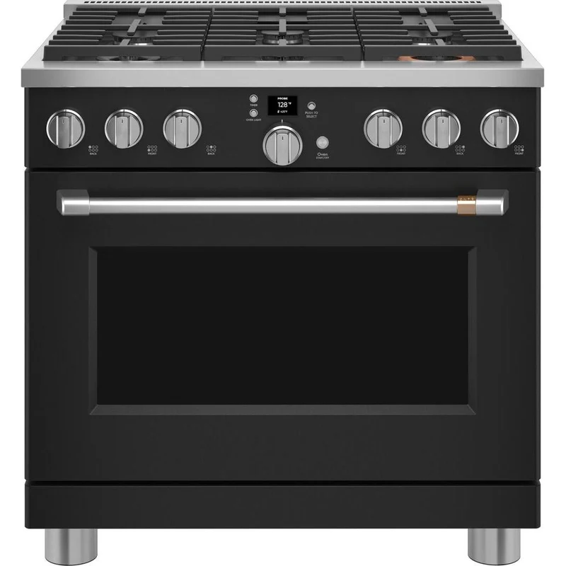 Café Cuisinière amovible à gaz de 36 po. avec connectivité WI-FI CGY366P3TD1