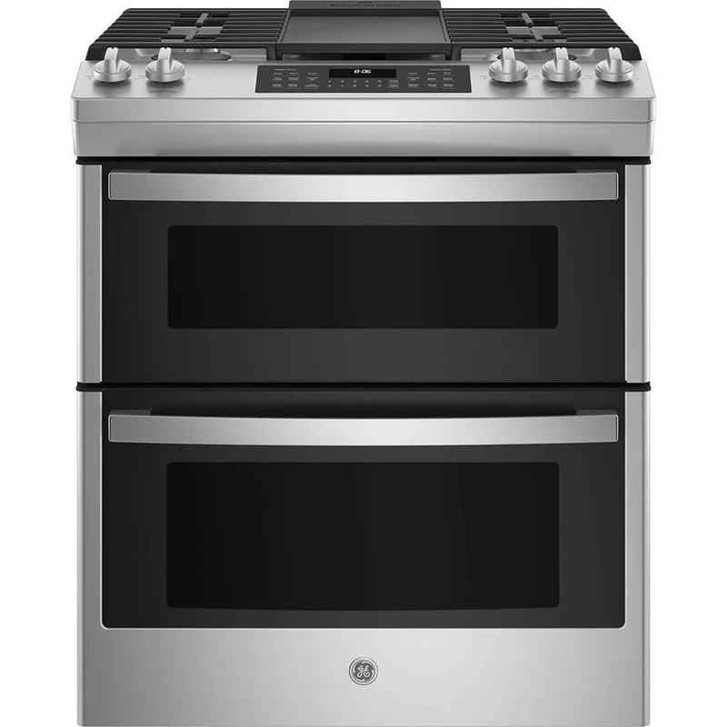 GE Cuisinière encastrable à gaz de 30 po. avec technologie convection européenne véritable JCGSS86SPSS - 178212