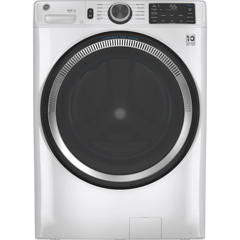 GE Laveuse à chargement frontal de 5.5 pi.cu. avec connexion Wi-Fi GFW550SMNWW - 183093
