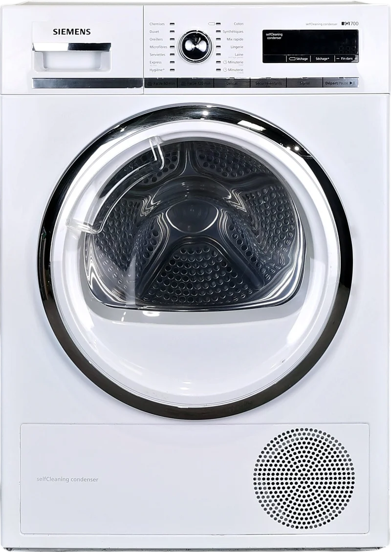 Seche-linge Pompe à Chaleur 9 kg Reconditionné SIEMENS WT47W590FF