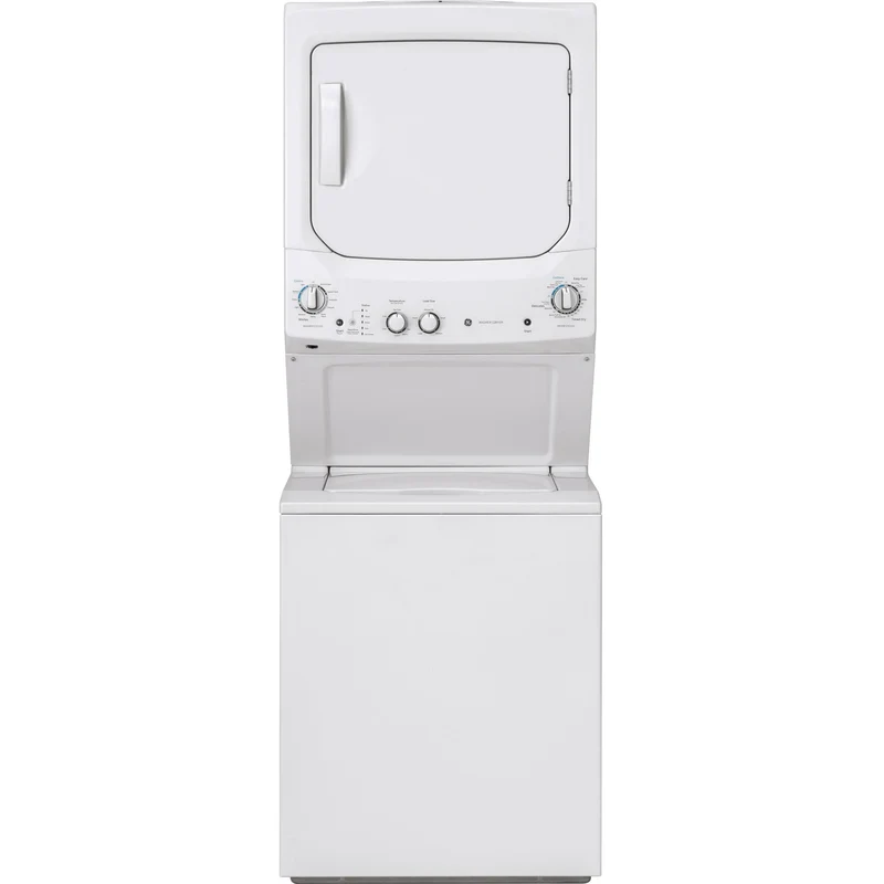 GE Centre de buanderie laveuse/sécheuse superposées électrique GUD27ESMMWW - 173360
