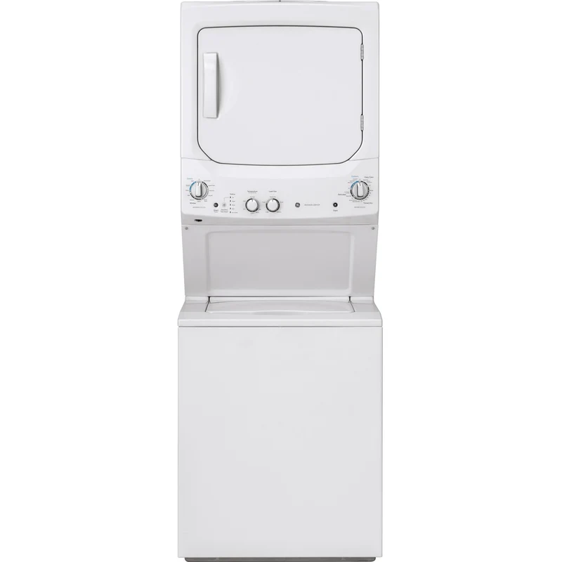 GE Centre de buanderie laveuse/sécheuse superposées électrique GUD24ESMMWW - 175238
