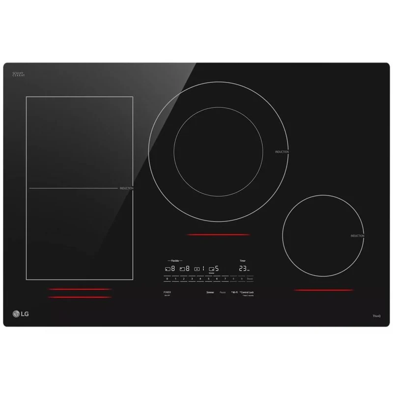 LG Table de cuisson encastrée à induction de 30 pouces avec UltraHeat™ CBIH3017BE
