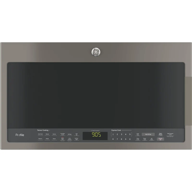 GE Profile Four à micro-ondes à hotte intégrée de 30 po, 2,1 pi cu avec Chef Connect PVM2188SLJC - 176622